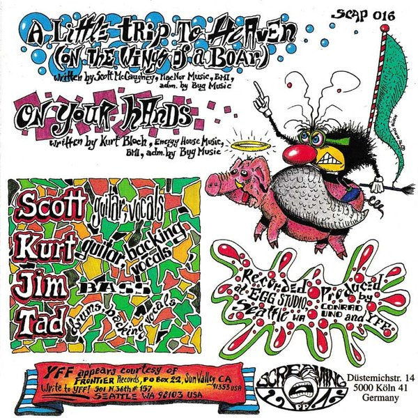 Young Fresh Fellows : A Little Trip To Heaven (On The Wings Of A Boar) (7", Single)