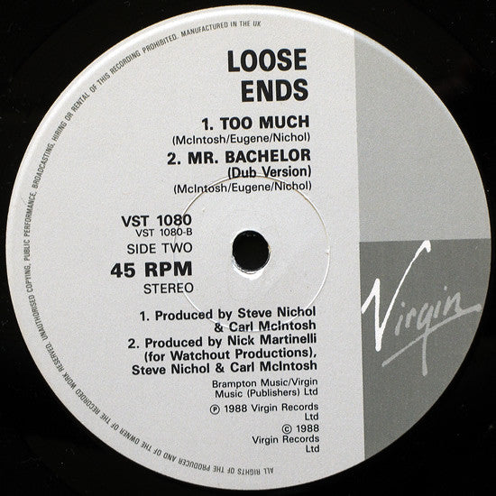 Loose Ends : Mr. Bachelor (12")