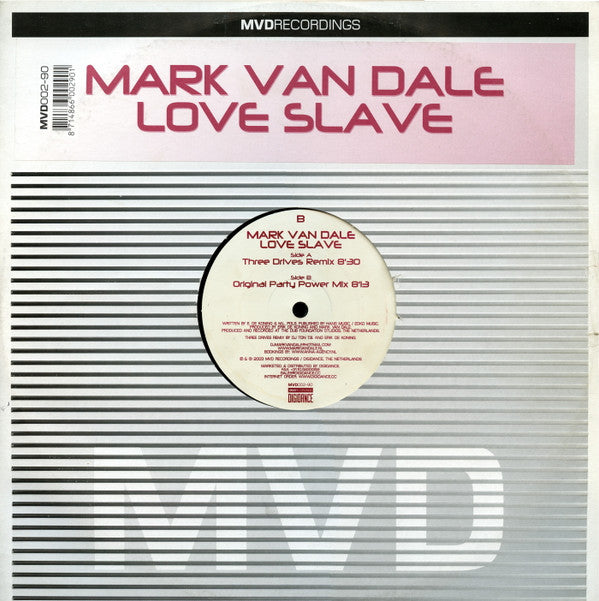 Mark van Dale : Love Slave (12")