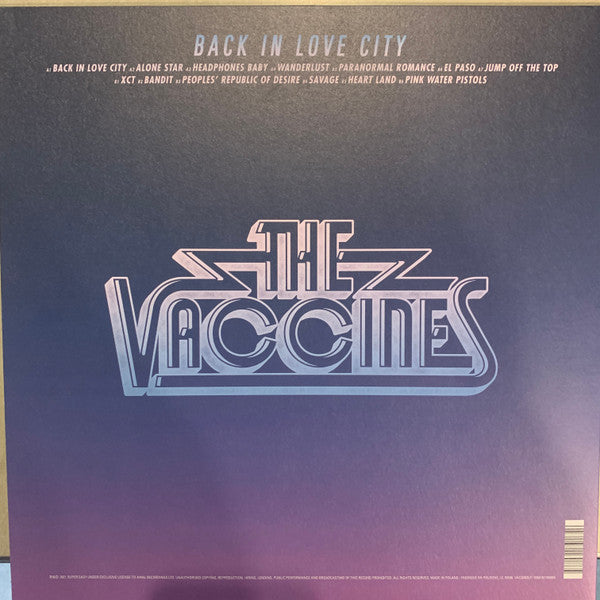 The Vaccines : Back In Love City (LP, Album)