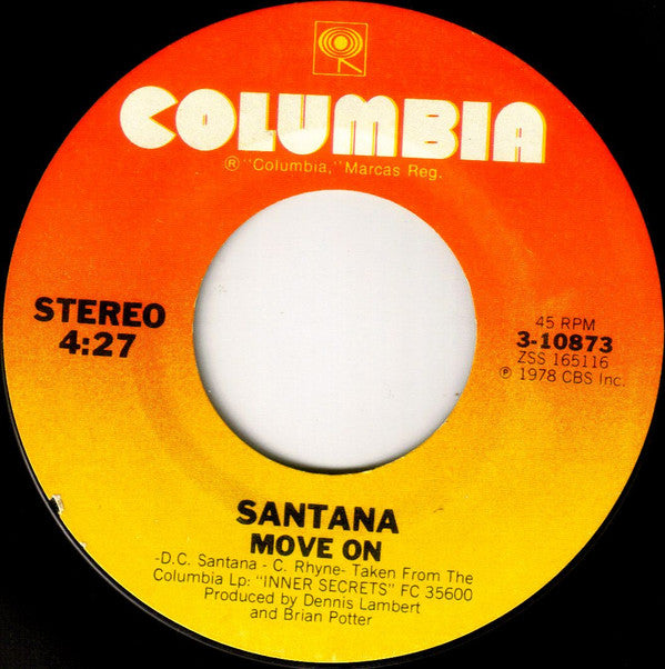 Santana : Stormy / Move On (7")