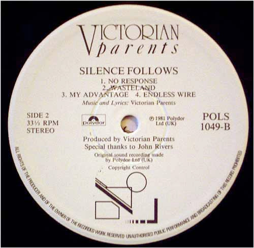 Victorian Parents : Silence Follows (LP)
