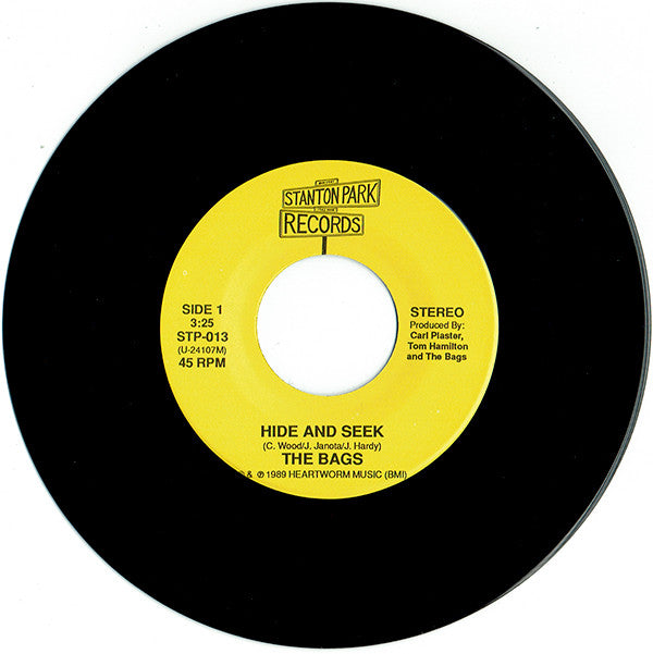 The Bags (2) : Hide And Seek (7", Single, Ltd, Num)