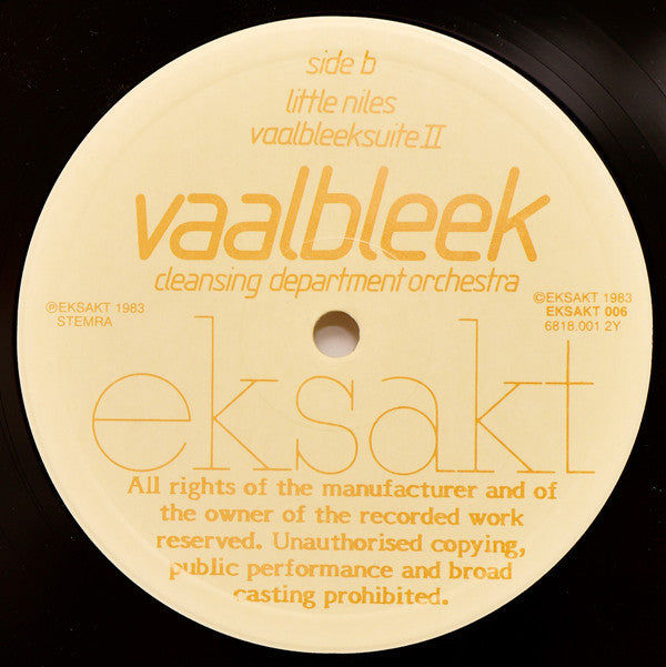 Vaalbleek Cleansing Department Orchestra : Doka Bonga (LP)