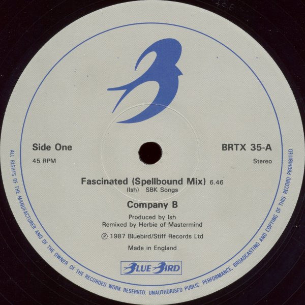 Company B : Fascinated (Remix) (12")