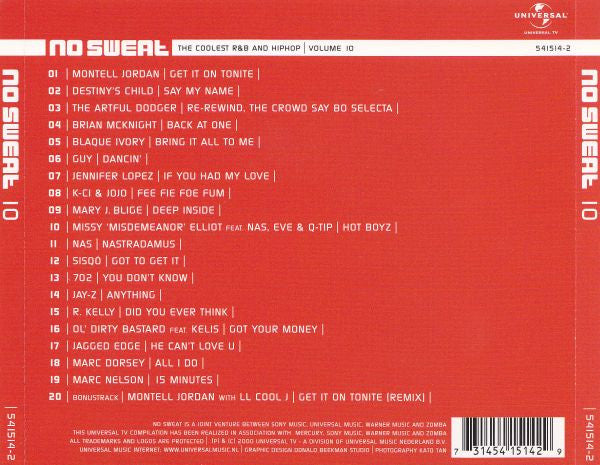 Various : No Sweat 10 (CD, Comp)