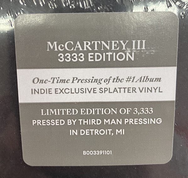 Paul McCartney : McCartney III (LP, Album, Ltd, RP, Yel)