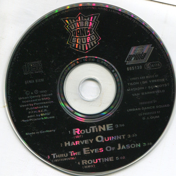 Urban Dance Squad : Routine (CD, Maxi)