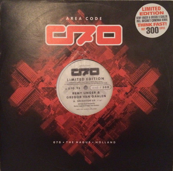 Remy & Gregor : Brighten Up (12", Ltd, Num)