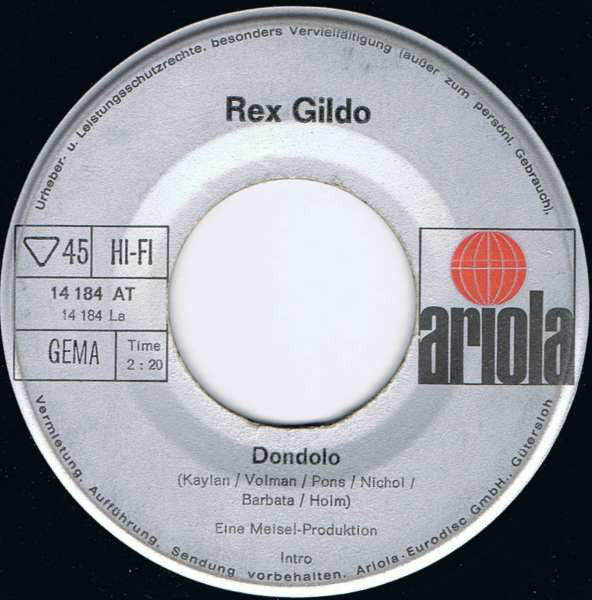 Rex Gildo : Dondolo (7", Single)