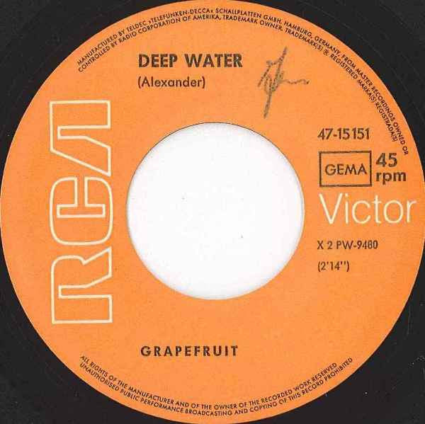 Grapefruit : Deep Water (7", Single)