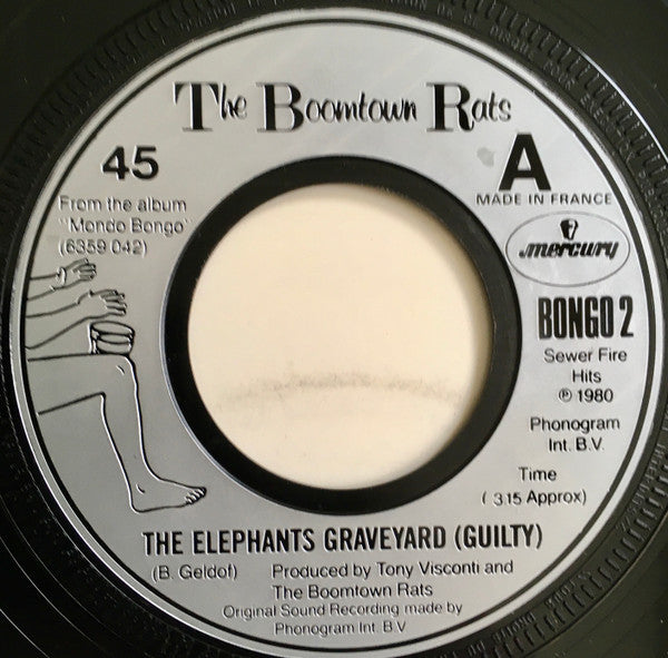 The Boomtown Rats : The Elephants Graveyard (Guilty) (7", Single, Big)