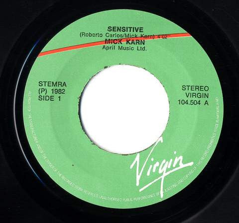 Mick Karn : Sensitive (7", Single)