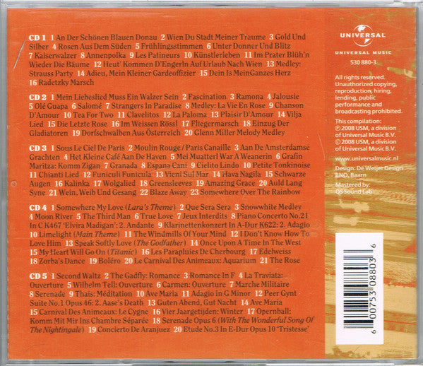 André Rieu : André Rieu Top 100 (5xCD, Comp)