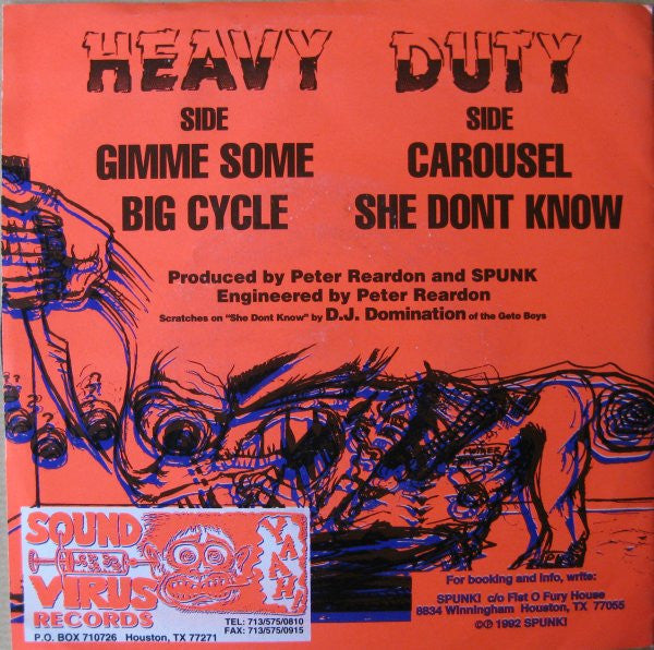 Spunk (5) Featuring DJ Domination : ¡Sniffits (7")