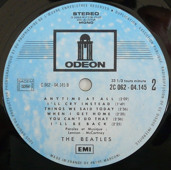 Les Beatles* : 4 Garçons Dans Le Vent (LP, Album, RE)