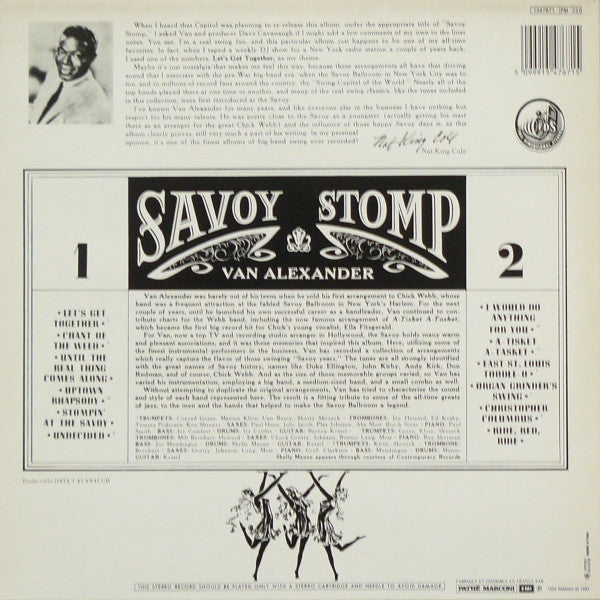 Van Alexander : Savoy Stomp (LP, RE)