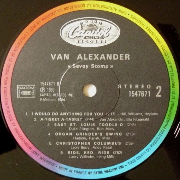 Van Alexander : Savoy Stomp (LP, RE)