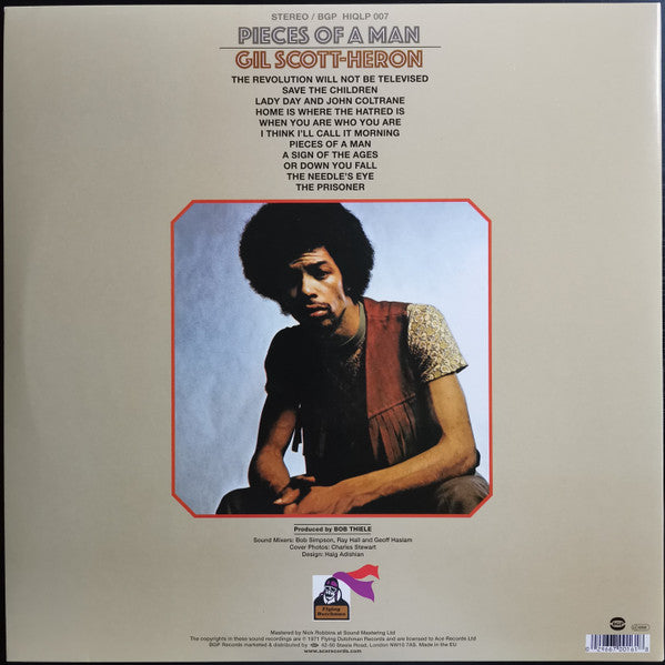Gil Scott-Heron : Pieces Of A Man (LP, Album, Ltd, RE, RP, Gre)
