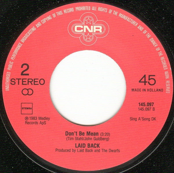 Laid Back : White Horse (7", Single)