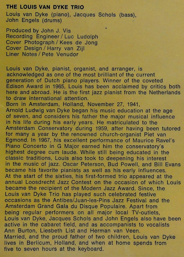 Louis van Dijk : Mariposa (LP, Album)