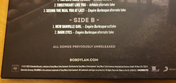 Bob Dylan : Springtime In New York: The Bootleg Series Vol. 16 1980–1985 (2xLP)