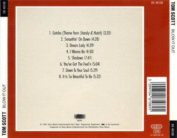 Tom Scott : Blow It Out (CD, Album, RE, RM)