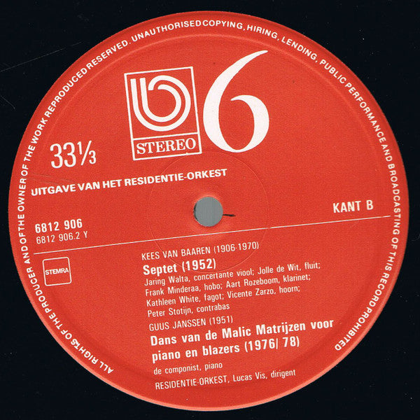 Residentie Orkest : 400 Jaar Nederlandse Muziek 1 (6xLP, Comp, RE + Box)