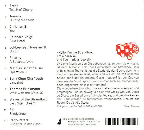 Various : Du Bist Die Stadt: Unter Dem Pflaster Der Strand / Momentane Orte (CD, Comp)
