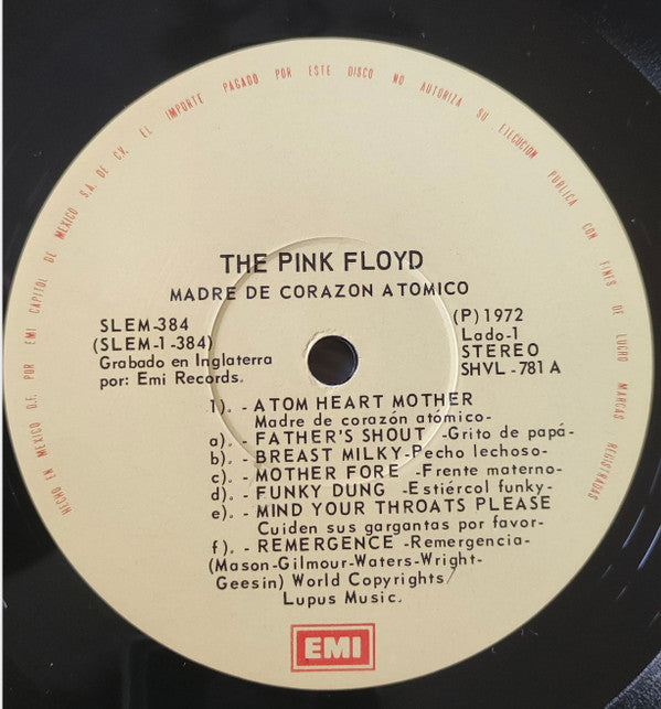Pink Floyd : Atom Heart Mother (LP, Album, RE, Gat)