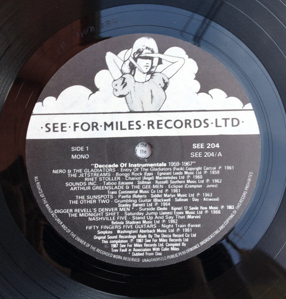 Various : Deccade Of Instrumentals 1959-1967 (LP, Comp, Mono)