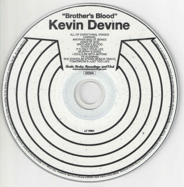 Kevin Devine : Brother's Blood (CD, Album)