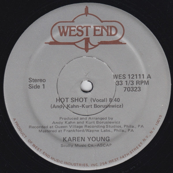 Karen Young : Hot Shot (12", Single)