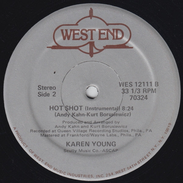 Karen Young : Hot Shot (12", Single)
