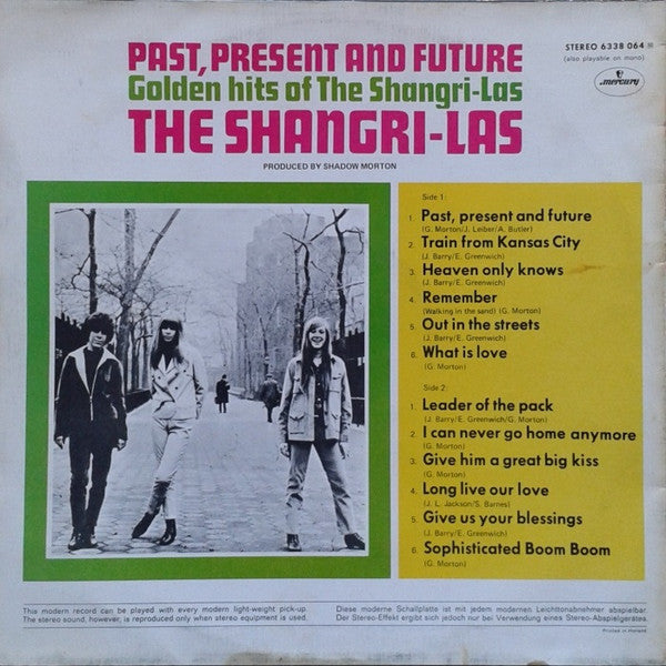 The Shangri-Las : Past, Present And Future - Golden Hits Of The Shangri-Las (LP, Comp, RE)