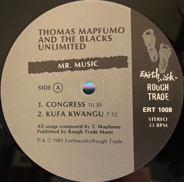 Thomas Mapfumo And The Blacks Unlimited : Mr Music (LP, Album)