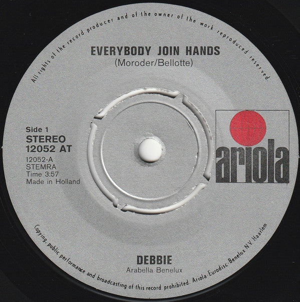 Debbie (6) : Everybody Join Hands (7", Single)