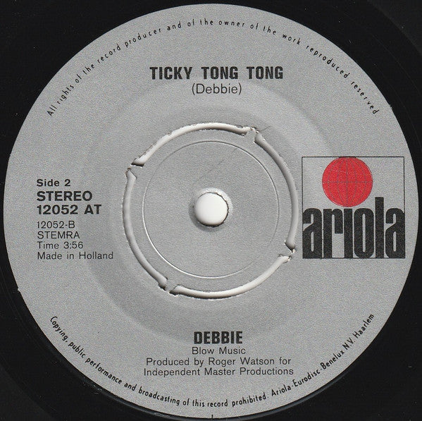 Debbie (6) : Everybody Join Hands (7", Single)