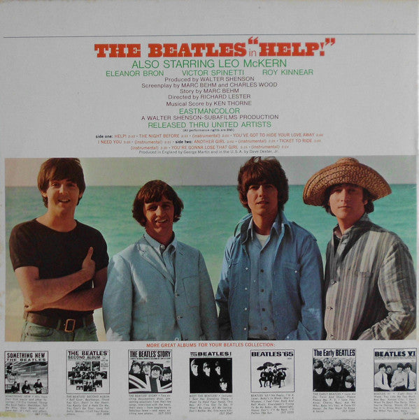 The Beatles : Help! (Original Motion Picture Soundtrack) (LP, Album, RE, Win)
