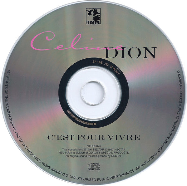 Céline Dion : C'est Pour Vivre -The French Love Album (CD, Comp)