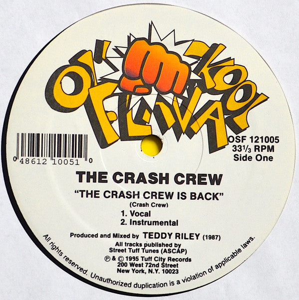 The Crash Crew / DJ Small : The Crash Crew Is Back / Summer Fun (12")
