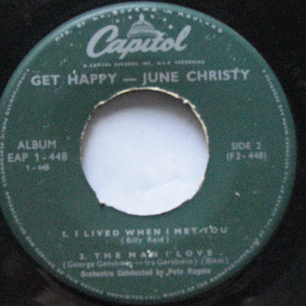 June Christy : Get Happy (7", EP)
