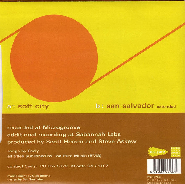 Seely : Soft City (7")