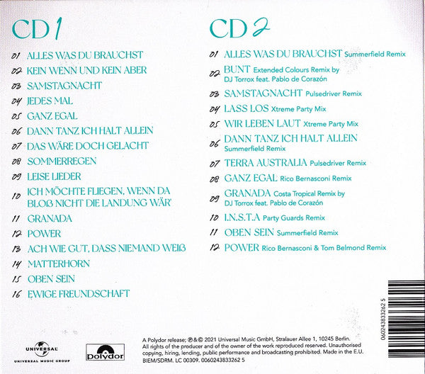 Beatrice Egli : Alles Was Du Brauchst  (2xCD, Dlx)