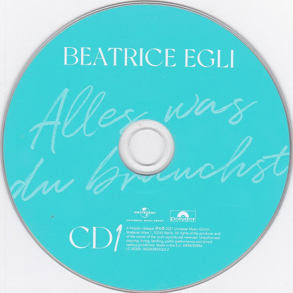 Beatrice Egli : Alles Was Du Brauchst  (2xCD, Dlx)
