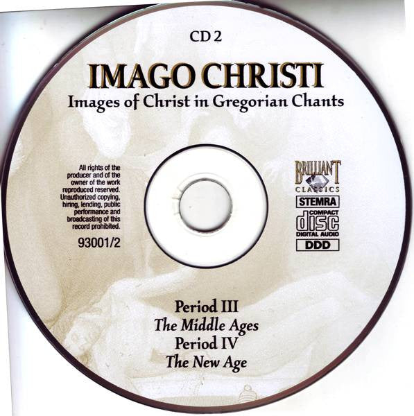 Schola Cantorum Karolus Magnus, Stan Hollaardt : Imago Christi - Images Of Christ In Gregorian Chants (2xCD + Box)