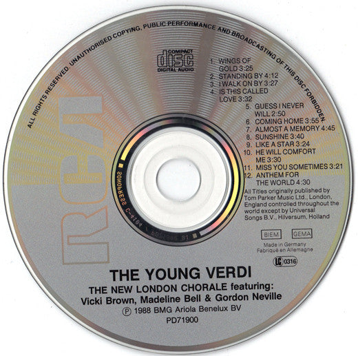 New London Chorale : The Young Verdi (CD, Album)