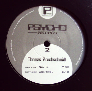 Thomas Bruchschmidt : Sinus / Control (12")