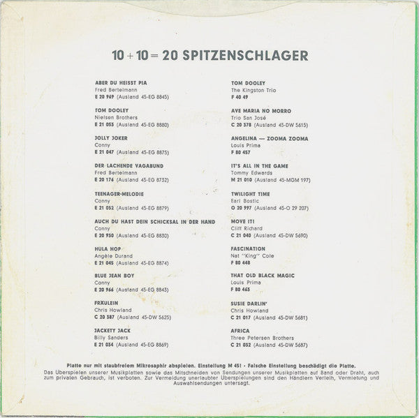 Kingston Trio : Tom Dooley (7", Single)