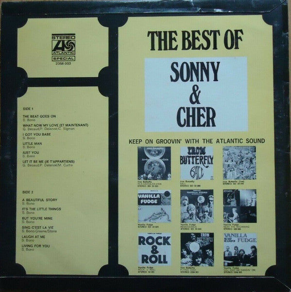 Sonny & Cher : The Best Of Sonny & Cher (LP, Comp, RE)